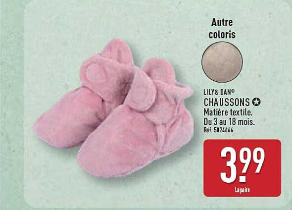 LILY & DAN® CHAUSSONS