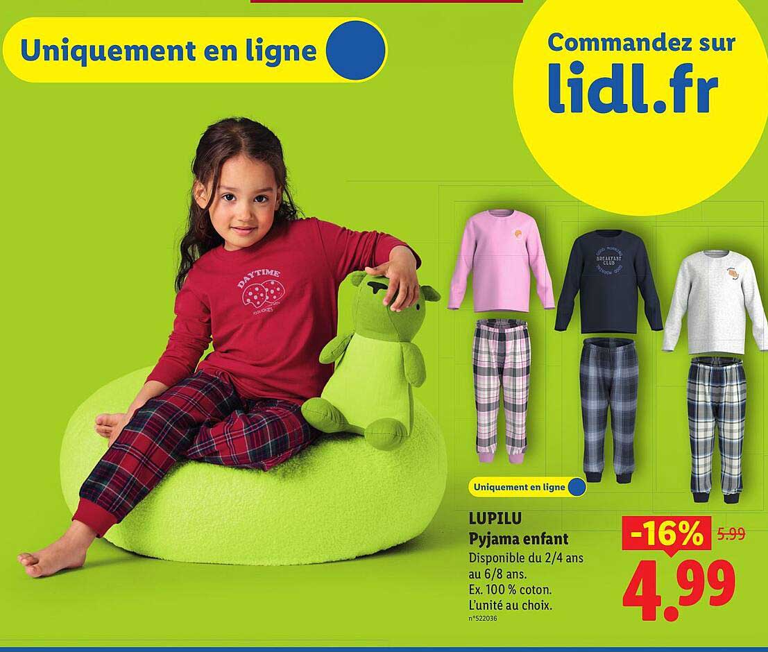 LUPILU Pyjama enfant