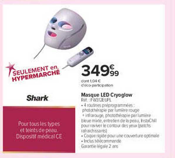 Masque LED Cryoglow