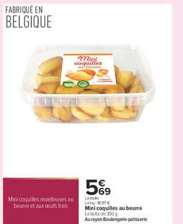 Mini coquilles au beurre