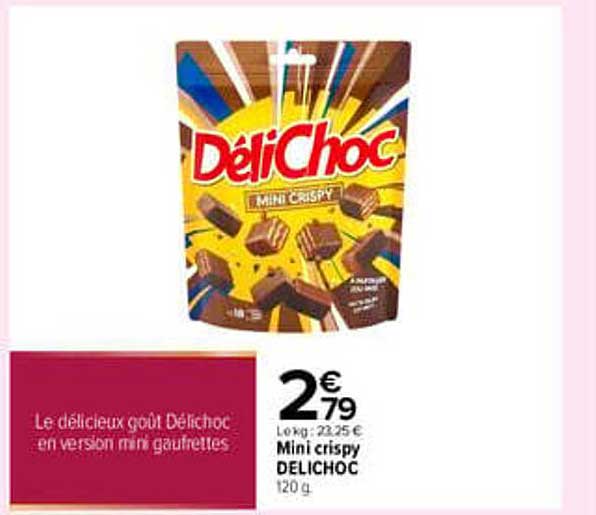 Mini crispy DELICHOC 120 g