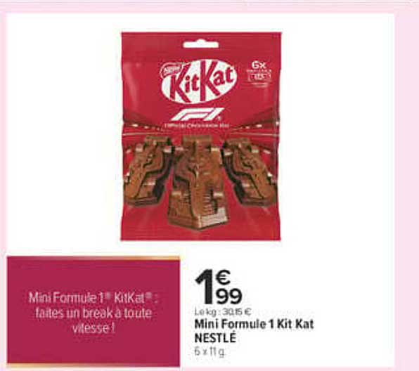 Mini Formule 1 Kit Kat NESTLÉ