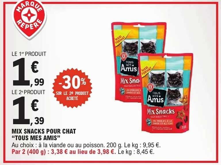 MIX SNACKS POUR CHAT “TOUS MES AMIS”