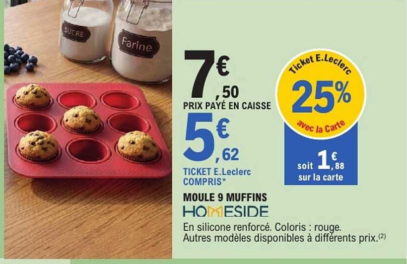 MOULE 9 MUFFINS HOMESIDE