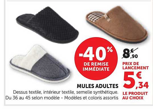 MULES ADULTES