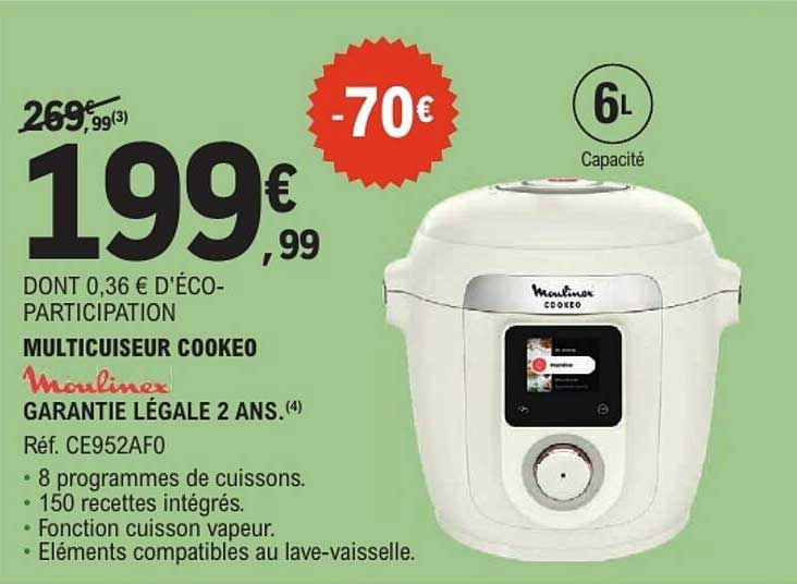 MULTICUISEUR COOKEO Moulinex
