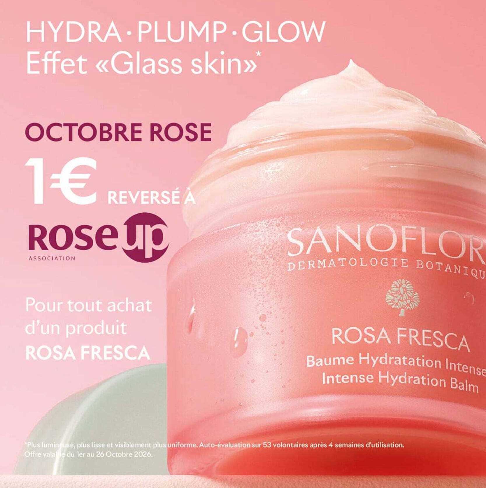 OCTOBRE ROSE 1€ REVERSÉ À ROSE UP ASSOCIATION
