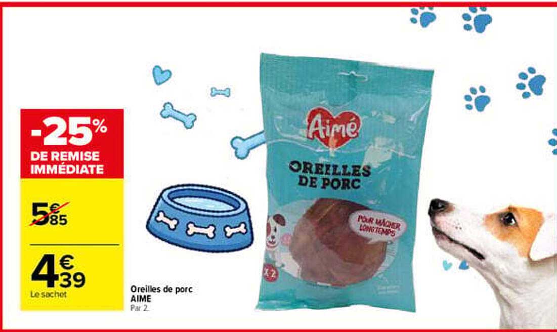 Oreilles de porc AIME