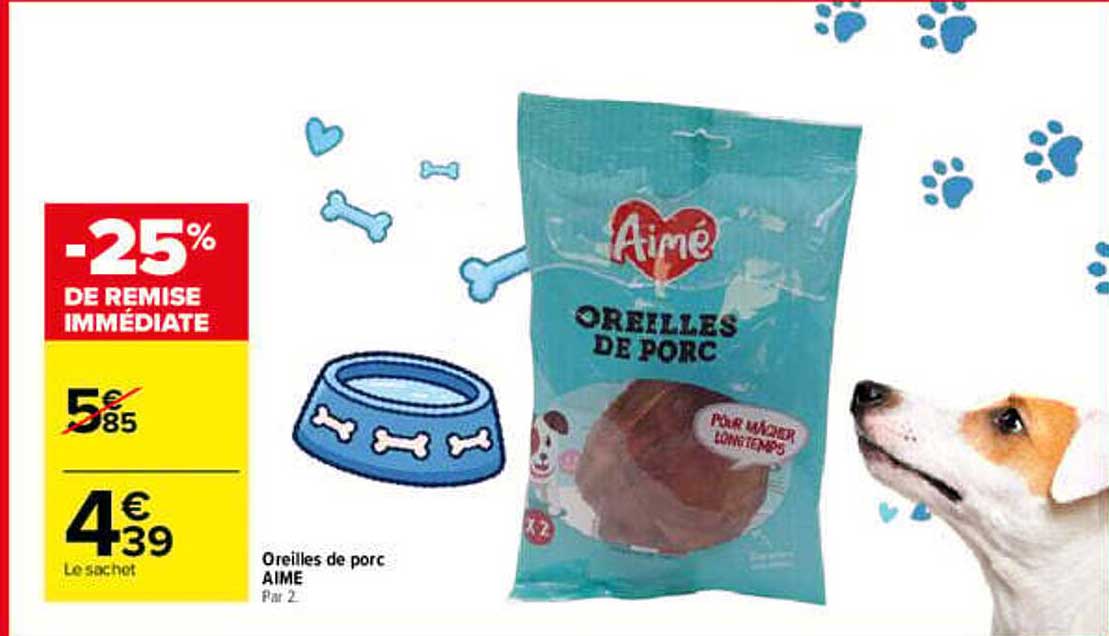 Oreilles de porc AIME