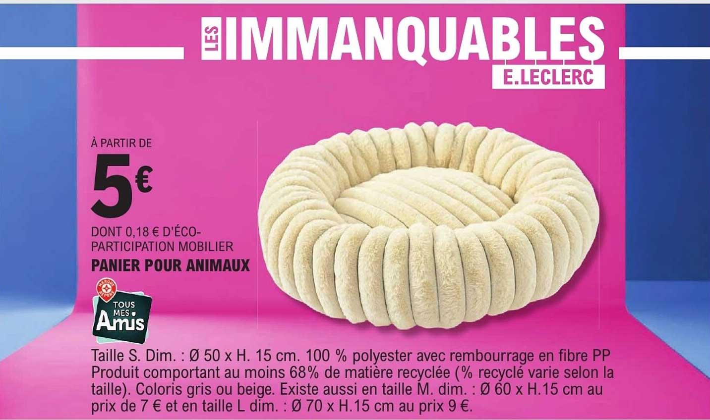 PANIER POUR ANIMAUX