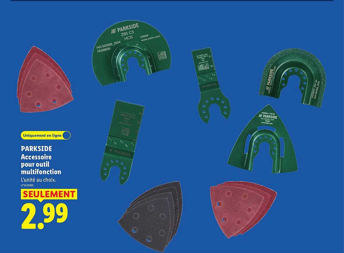PARKSIDE Accessoire pour outil multifonction