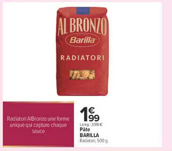 Pâtes BARILLA Radiatori 500 g