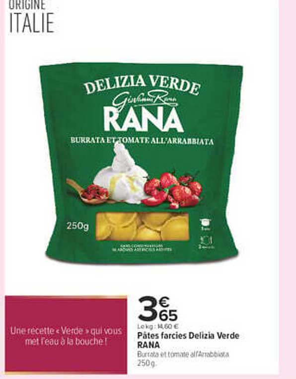 Pâtes farcies Delizia Verde RANA