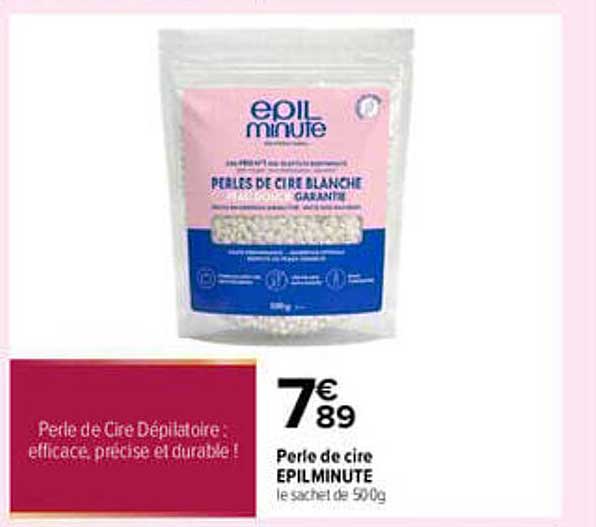 Perle de cire EPILMINUTE le sachet de 500g