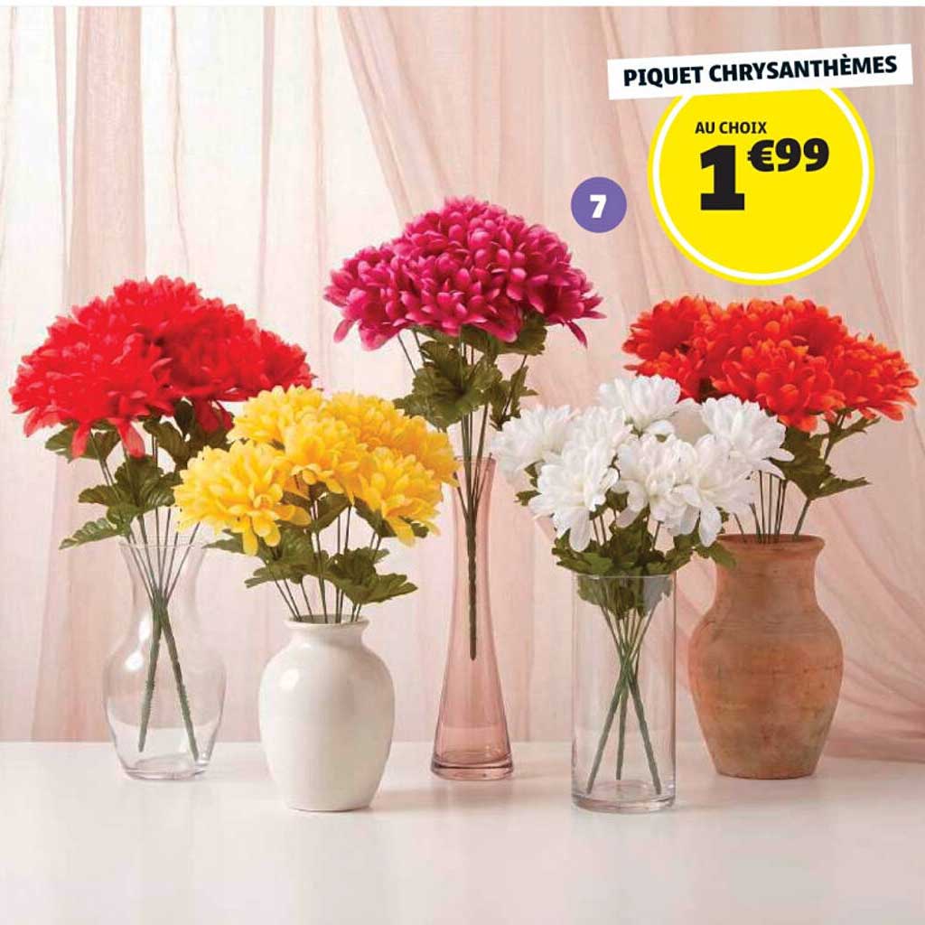 PIQUET CHRYSANTHÈMES