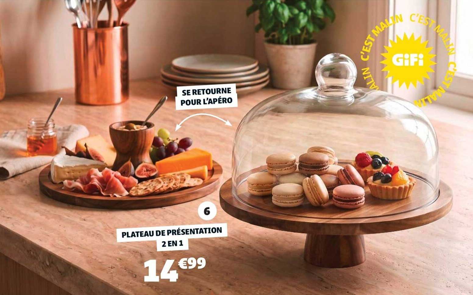 PLATEAU DE PRÉSENTATION 2 EN 1