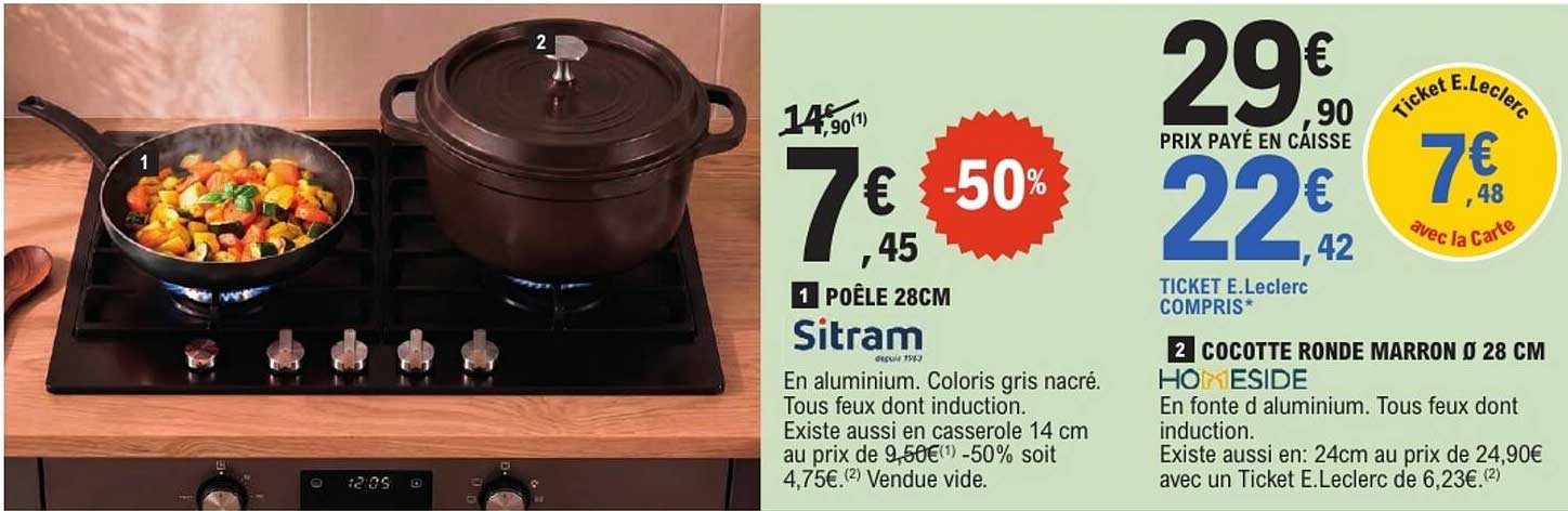 POÊLE 28CM Sitram