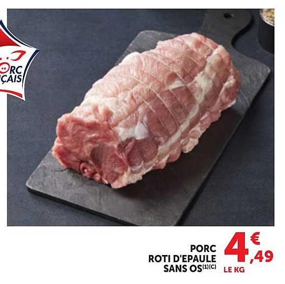 PORC ROTI D'ÉPAULE SANS OS