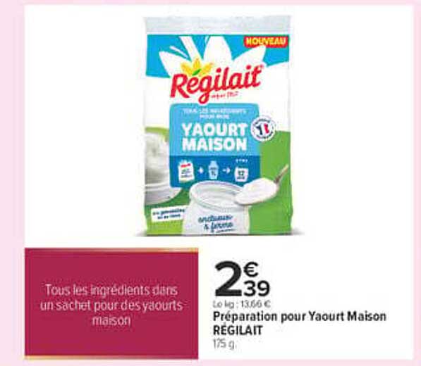 Préparation pour Yaourt Maison REGILAIT 175 g