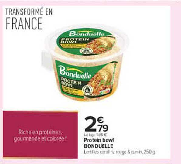 Protein bowl BONDUELLE