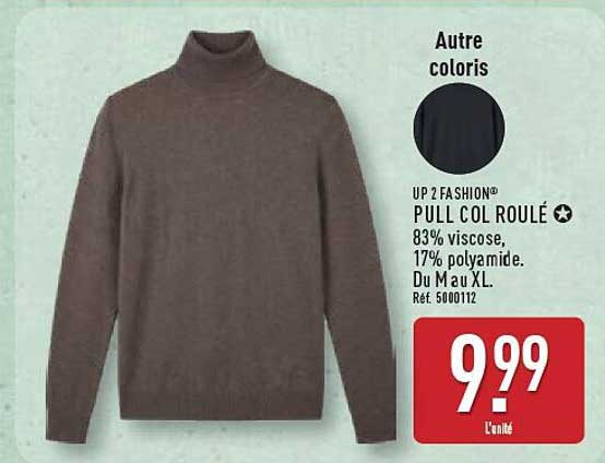 PULL COL ROULÉ