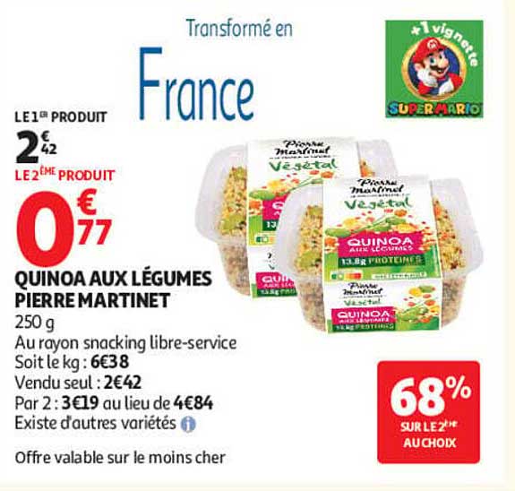 QUINOA AUX LÉGUMES PIERRE MARTINET