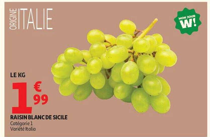 RAISIN BLANC DE SICILE
