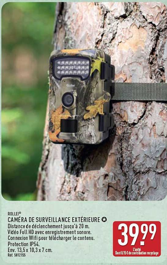 ROLLEI® CAMÉRA DE SURVEILLANCE EXTÉRIEURE
