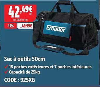 Sac à outils 50cm