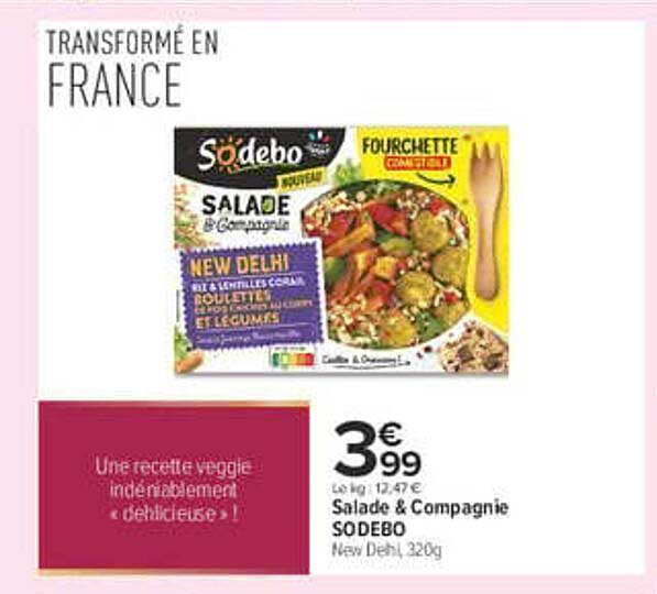 Salade & Compagnie SODEBO New Delhi 320g