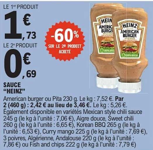 SAUCE "HEINZ"