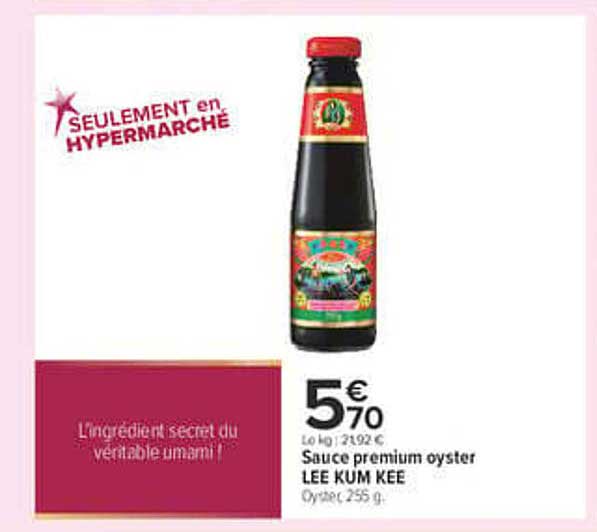 Sauce premium oyster LEE KUM KEE