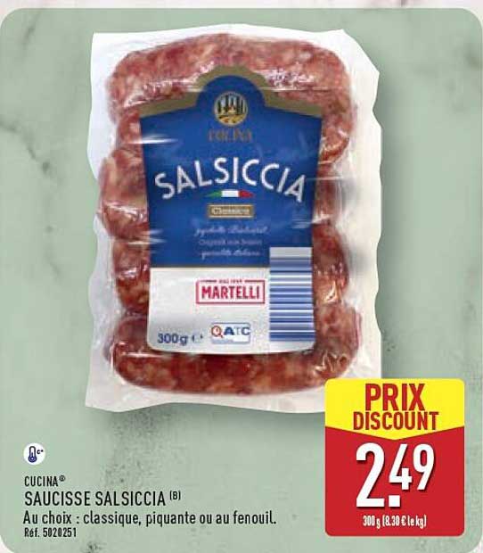 SAUCISSE SALSICCIA