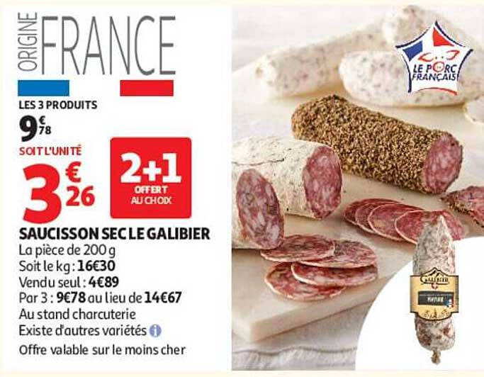 SAUCISSON SECLE GALIBIER