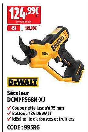 Sécateur DCMPS568N-XJ