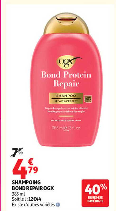 SHAMPOING BOND REPAIR OGX