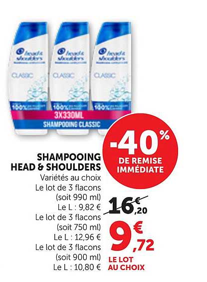 SHAMPOOING HEAD & SHOULDERS