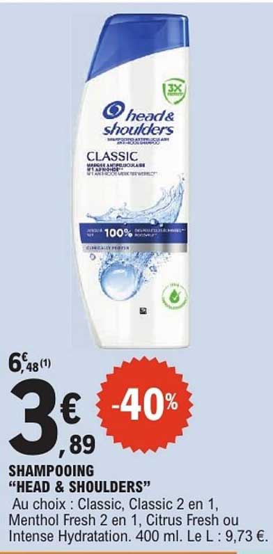 SHAMPOOING "HEAD & SHOULDERS"