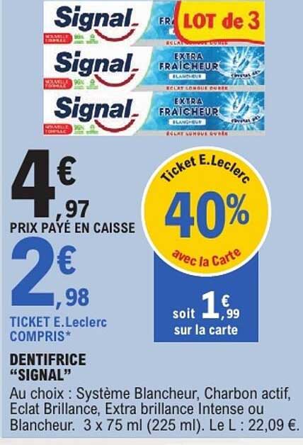 Signal. LOT de 3