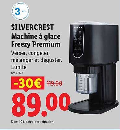 SILVERCREST Machine à glace Freezy Premium