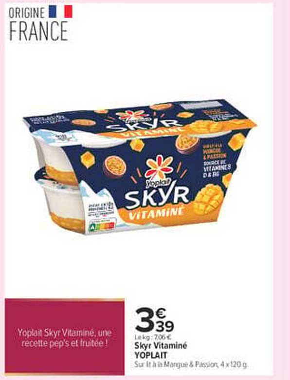 Skyr Vitaminé YOPLAIT