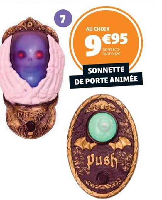SONNETTE DE PORTE ANIMÉE