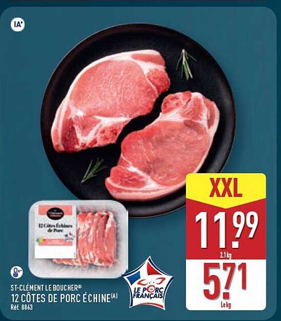 ST-CLÉMENT LE BOUCHER® 12 CÔTES DE PORC ÉCHINE(A)