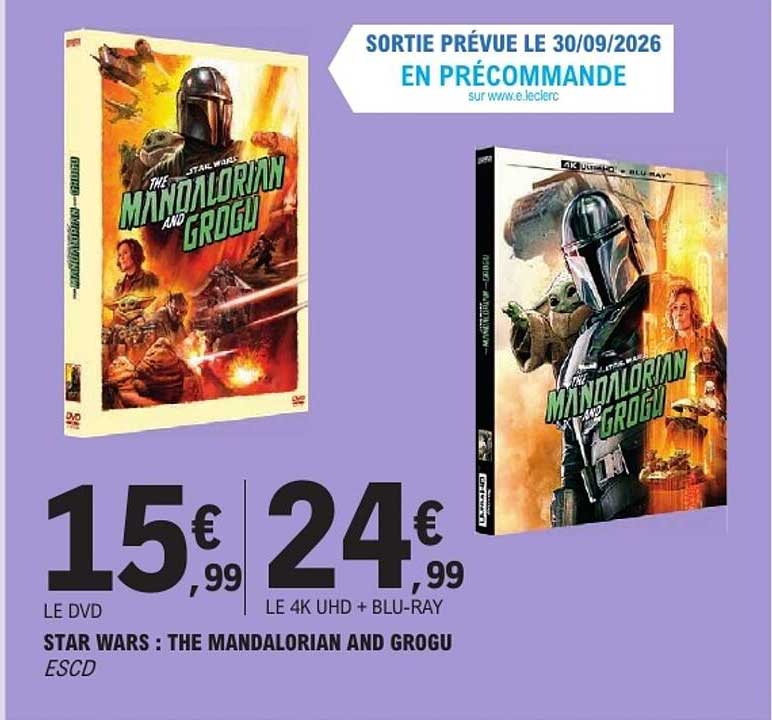 STAR WARS : THE MANDALORIAN AND GROGU