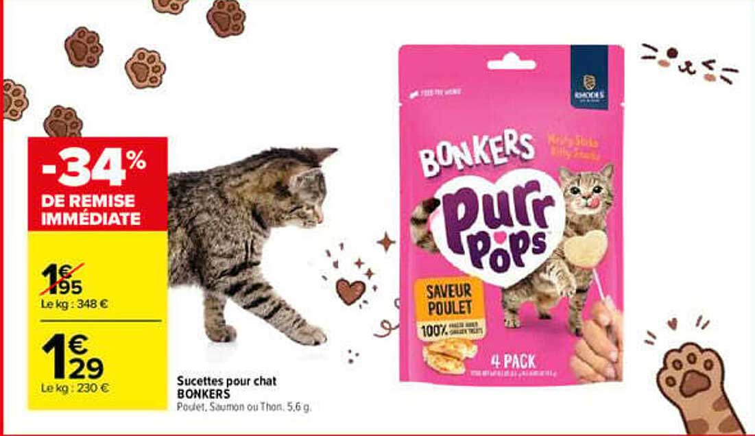 Sucettes pour chat BONKERS