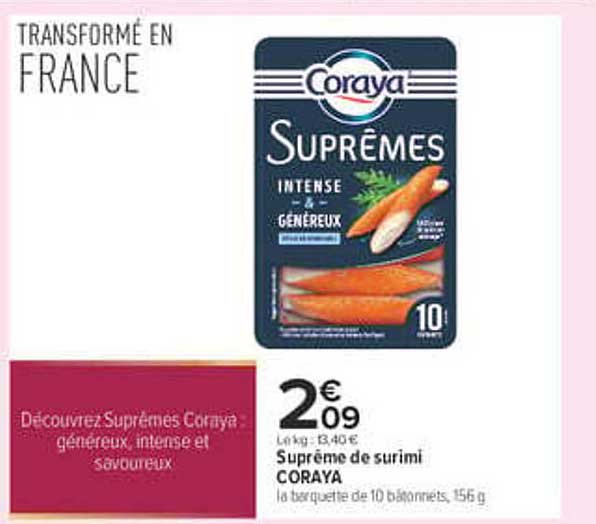 Supreme de surimi CORAYA
