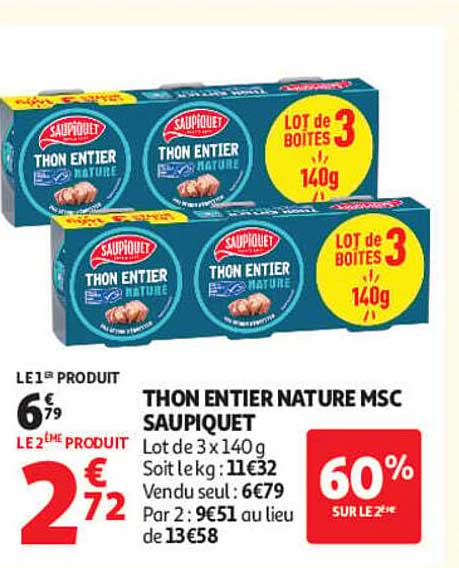 THON ENTIER NATURE MSC SAUPIQUET
