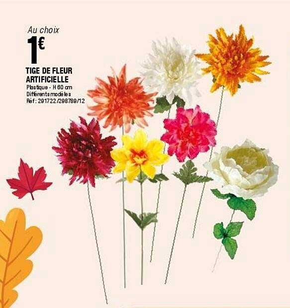 TIGE DE FLEUR ARTIFICIELLE