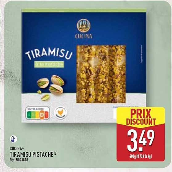 TIRAMISU PISTACHE