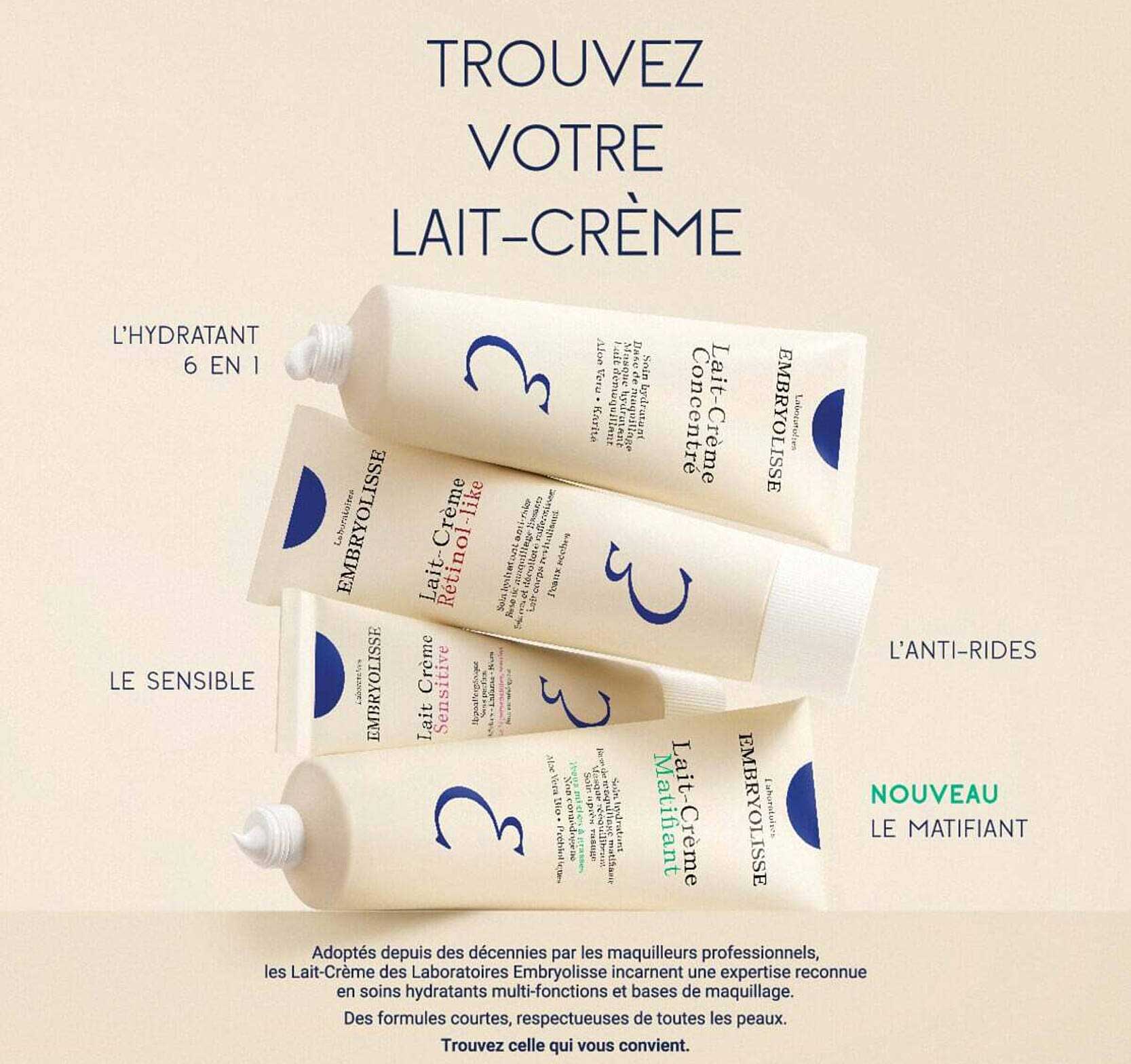 TROUVEZ VOTRE LAIT-CRÈME